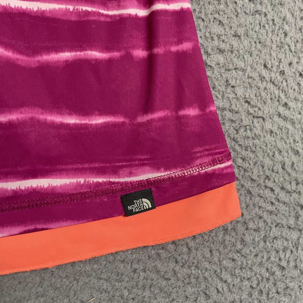 The North Face Echo Lake Halter Dress Size Small Pink Tie Dye Orange UPF 50 - Picture 2 of 10